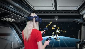 tecmotion - Neues Corporate Game mit VR-Brille; SpaceBoard - Spielausschnitt 1