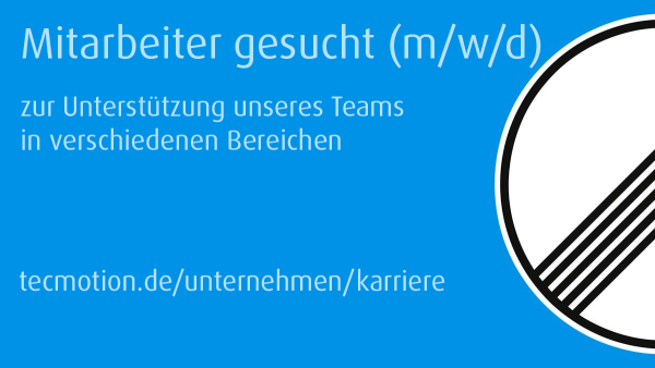 tecmotion - offene Stellen zu besetzen